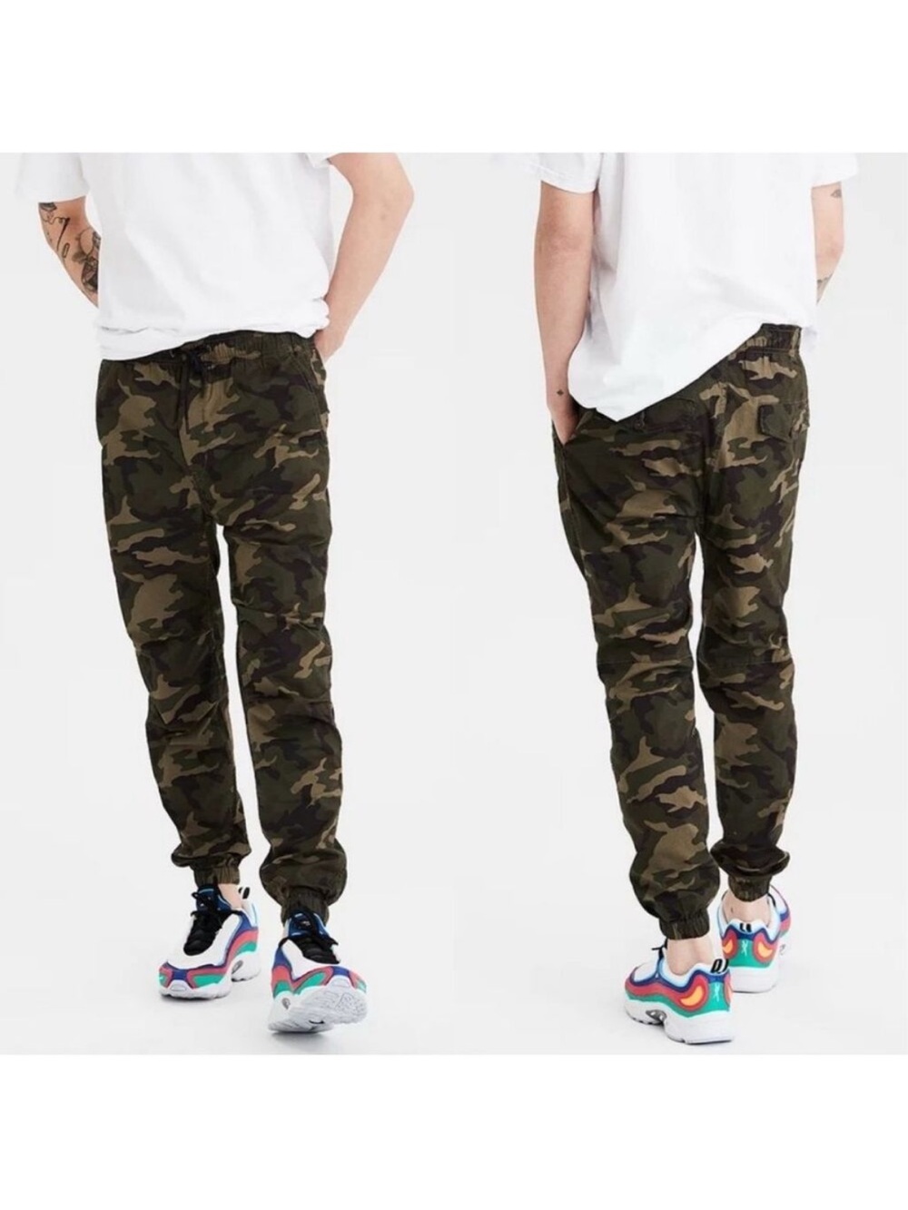 American Eagle Flex Camo Print Joggers Camouflage pants M